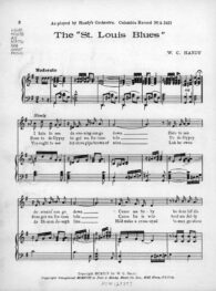 W._C._Handy_-_The__St._Louis_Blues__-_First_page