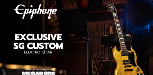 Epiphone Exclusive SG Custom Elektro Gitar İncelemesi: Gold Sparkle Zarafeti ve Klasik SG Tonu (%10 İndirimli: MEGADORE)